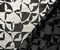 Silver-Black Rayon-Poly Abstract Burnout Velvet Mesh Knit Fabric By the Yard